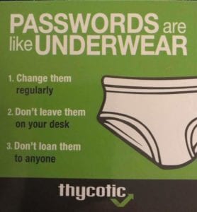 Passwords are Like Underwear Bakersfield Computer